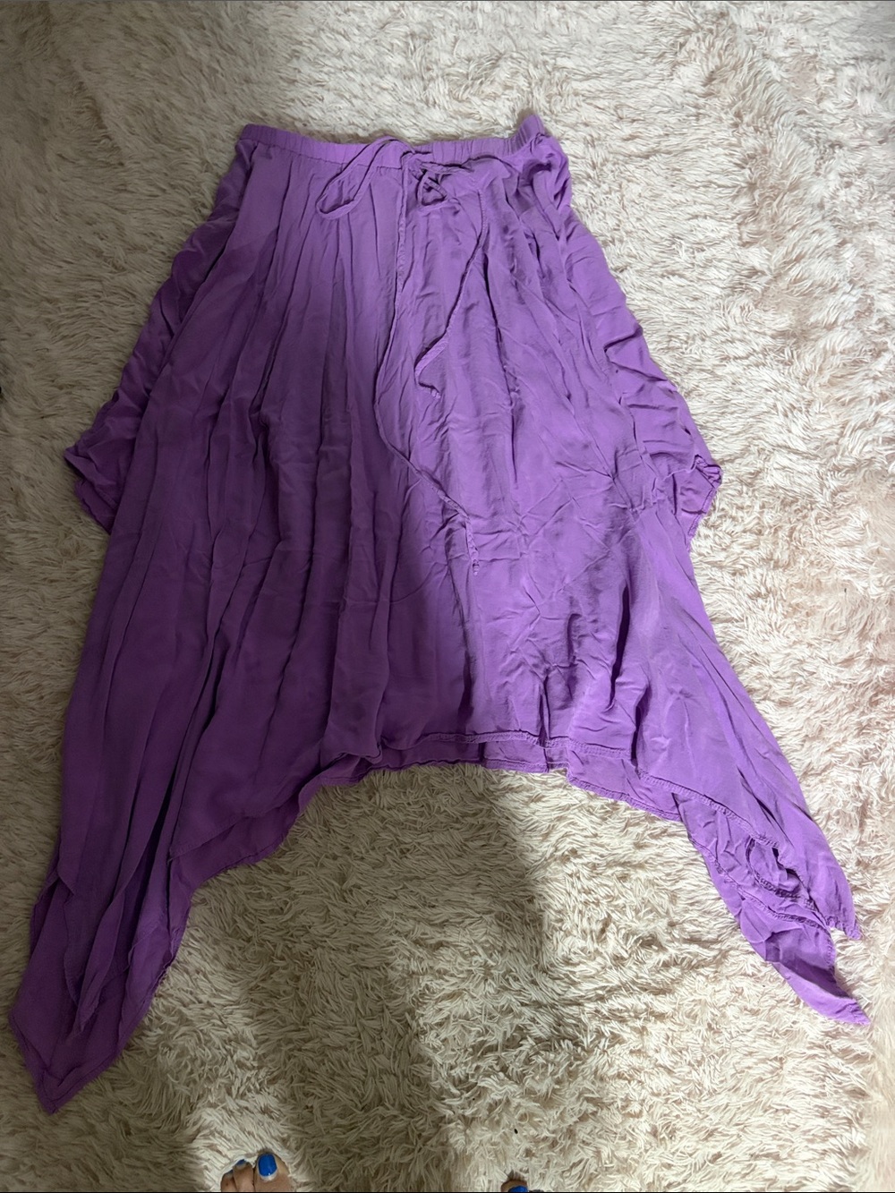 Elan Lavender Flowing bathing suit cover-up/skirt